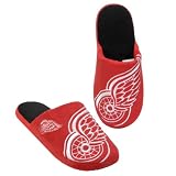 NHL Detroit Red Wings 2011 Big Logo Slide Slipper Hard Sole X-Large