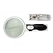 Magnifying Glass Illuminated LED Handheld Set 2.5X 5X 16X Magnification Power Magnifier for Senior Reading Computer Repair Newspaper Articles Stamps Maps and Hobbies