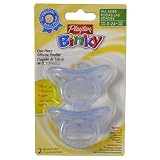 Playtex Baby Binky Most Like Mother One-Piece Silicone Pacifiers: Blue