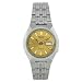 Seiko Men's SNK303K Stainless Steel Analog with Gold Dial Watch