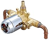 Aviditi Olympia Series P-2302B Single Handle Tub and Shower Valve, Chrome by Aviditi