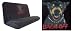 Car Truck SUV Rottweiler Back Off Print Rear Bench or Small Truck Seat Covers Black 2 piece Universal Print Vehicle Seatcovers