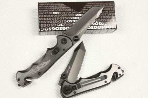 SOG Pocket Knife Folding Serrated Blade Saber Outdoor Camping Fishing Rescue 150