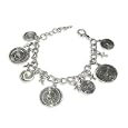 bangle bracelet silver Argent Disc bangle bracelet silver Argent Disc