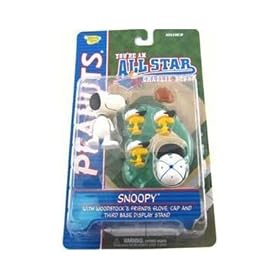  Snoopy, Woodstock and Friends Charlie Brown Baseball Individual Figures