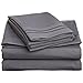 Elegant Comfort 4-Piece 1500 Premier Hotel Quality Bed Sheet Sets with Deep Pockets, Twin/Twin XL, Gray