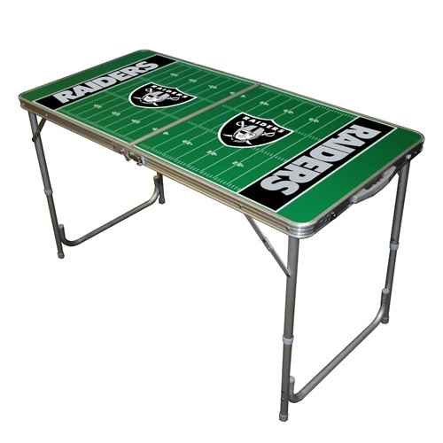 Oakland Raiders Tailgate Table with Net