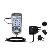 International Wall / AC Charger for the Blackberry 7150t - Gomadic Brand w/ TipExchange Technology
