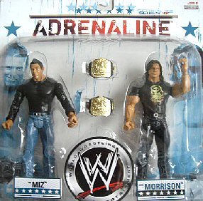 Childrens Toyshop  Third Party New : WWE Adrenaline 32 John Morrison & The Miz