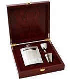 Buy Wood Box Flask Gift Set - Personalized Gift For Boyfriend