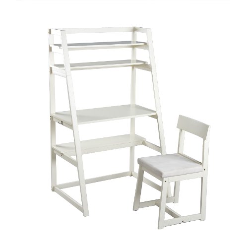 Cyber Monday Southern Enterprises, Inc Manchester White Ladder Desk Set Deals