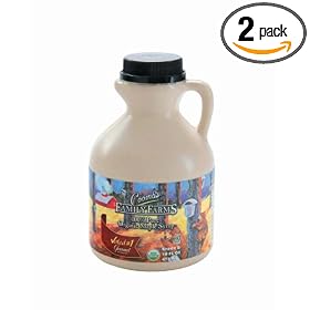 Coombs Family Farms 100% Pure Maple Syrup  Grade B, 16-Ounce Bear Jugs (Pack of 2)