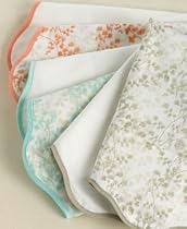 Martha Stewart Collection "Scallop" Pillowcases, Standard Pair
