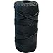 Lee Fisher Size 24 1 lb Braided Twine Black 700 Ft 150 Test