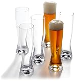 Tom Douglas by Pinzon 13-1/2-Ounce Tall Beer Glass, Set of 6, Nachtmann by Riedel