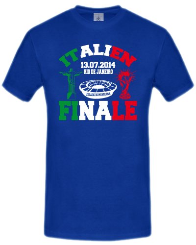 ITALIEN FAN SHIRT – RIO DE JANEIRO FINALE 13.07.2014 3352(H-B) Gr. M