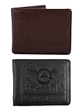 LRG Lifes Journey Faux Leather Wallet in Black