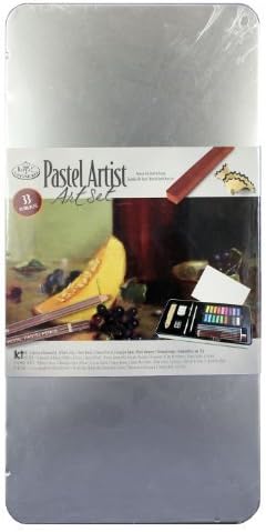 Royal &amp; Langnickel Large Tin Pastel Artist Art Set by Royal Brush Manufacturing Company