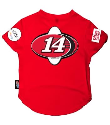 Dog Zone NASCAR Pet Performance Football Jersey, Large, Tony Stewart