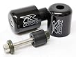 SUZUKI GSXR 600 750 1000 ENGRAVED BAR ENDS FRAME SLIDERS