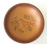 Seasons of Song Decorative Wood Bowl - 12 Inch - New