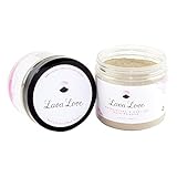 Lava Love Vegan Bath Powder Made with Volcanic Ash (Bentonite, Zeolite & Charcoal) From Oregon, 16.6 oz Jar
