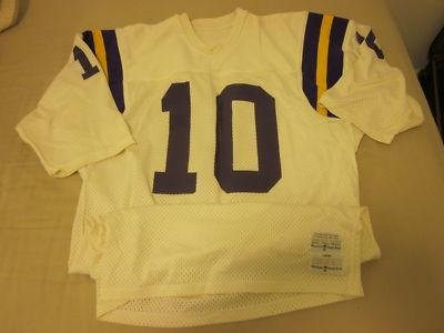 Late 1970's Minnesota Vikings NFL Game Used Jersey #10 Fran Tarkenton - NFL Jerseys