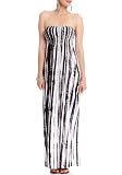 2B Infinity Smock Print Strapless Dress