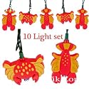 Red Lobster and Crab Patio Light String Set