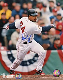 Manny Ramirez Autographed / Signed Boston Red Soxs Baseball 8x10 Photo