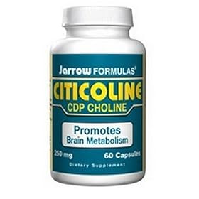 Jarrow CDP Choline 250mg, 60 caps (Pack of 2) by Jarrow