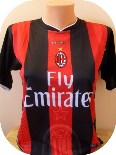 WOMEN AC MILAN # 7 PATO SOCCER JERSEY ONE SIZE L/XL .NEW WOMEN AC MILAN # 7 PATO SOCCER JERSEY ONE SIZE L/XL .NEW