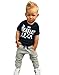 2pcs Kids Baby Boys Cotton T shirt + Pants Set Outfits Clothing