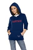 Washington Capitals Women's Laser Cut 3/4 Sleeve Pullover Hoodie - by Alyssa Milano
