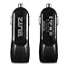 Rapid Dual-Port USB Car Charger by Blitz Element for Apple and Android Devices (iPhone iPad Samsung Galaxy Nexus HTC) 1A/2.1A