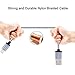 Sunnest 3Pcs 6FT Extra Long Nylon Braided 8 Pin Lightning Cable USB Charging Cord with Aluminum Connector for iPhone 6/6s/6 plus/6s plus, 5c/5s/5, iPad Air/Mini, iPod Nano/Touch(White)