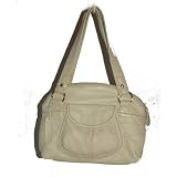 Relic White Leather Double Strap Hobo ~ Relic