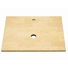American Standard 9205.124.250 Marble Vanity Top with Single Hole, Cream