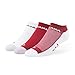 NCAA Alabama Crimson Tide '47 Gait Motion Team Color No Show Socks, Assorted Team Colors, Large (Men's 9-13 / Women's 10-12), 3-Pack