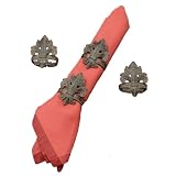 Arthur Court Fleur-De-Lis Tuscan Napkin Rings, Set of 4 by 