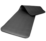 ***NEUHEIT*** Incutex Fitnessmatte, Isomatte, Yogamatte, Jogamatte, Joga, Pilatesmatte, Gymnastikmatte, extrem weiche Liegematte, Matte, Bodenmatte, 15mm dick, Yoga, Fitness, Schwarz, schwarze Sportmatte, Aerobic