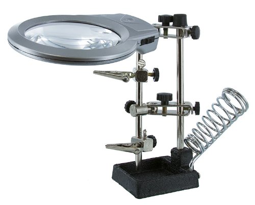 SE Dual Power Illuminated Helping Hand Magnifier