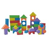 Buy Edushape Textured Brightly Colored Foam Building Blocks, Set of 30 by Edushape