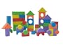 Edushape Textured Brightly Colored Foam Building Blocks, Set of 80