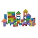 Edushape Textured Brightly Colored Foam Building Blocks, Set of 80