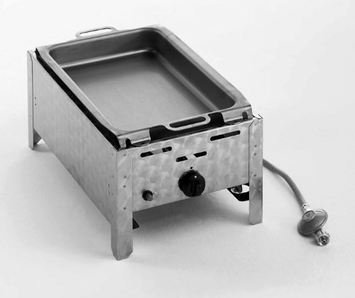 Landmann 00445 Gasbr&auml;ter 1 Regler Inox 47 x 30 cm
