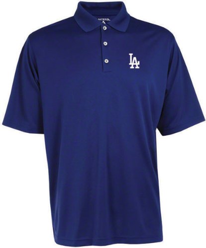 Los Angeles Dodgers Exceed Desert Dry Blue Polo Shirt