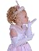 Princess Gloves-Long White