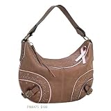 Breast Cancer Awareness Leather Hobo Bag Purse and Wallet Set American West by American West