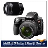 Sony Alpha DSLR-SLT-A55 Digital Camera, 16.2MP, Built-In GPS, 3" Tiltable L ....